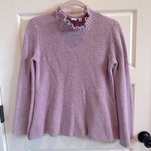 GAP Bell Sleeve Scallop Neckline Pastel Sweater